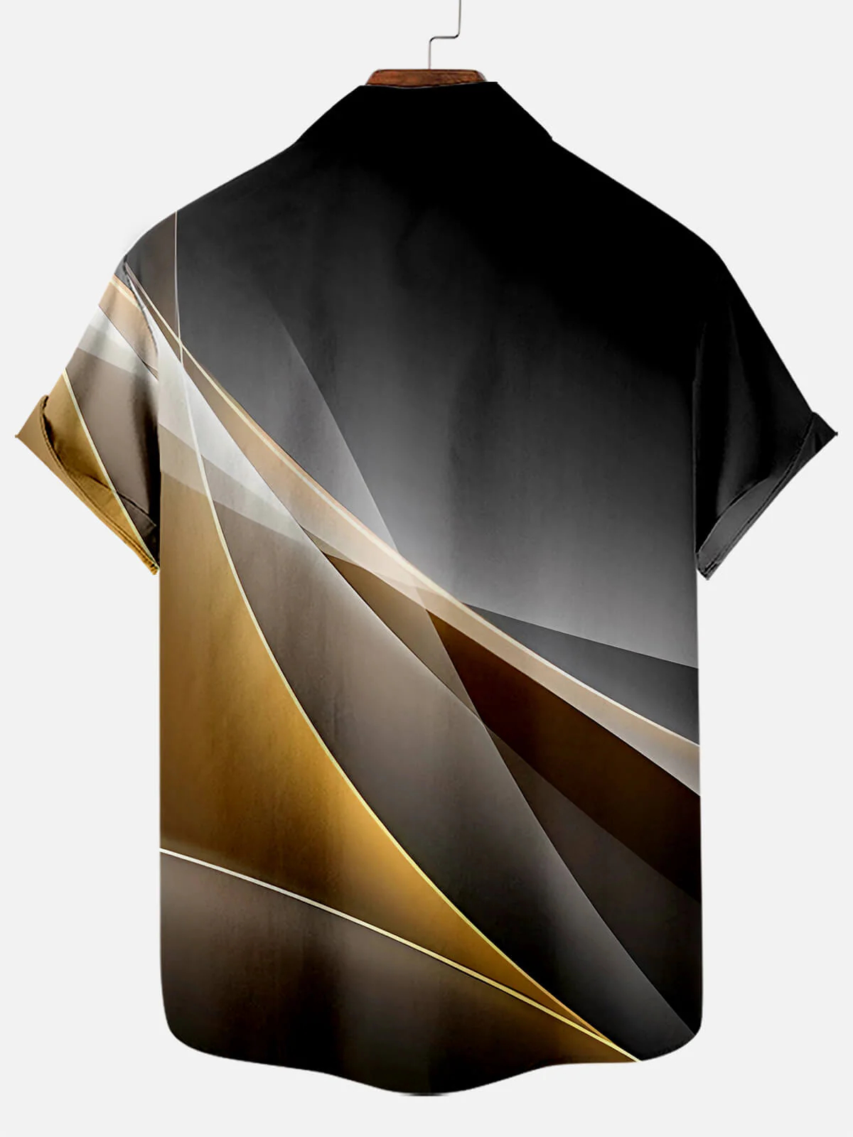 Men's Easter Cross Print Short Sleeve Shirt