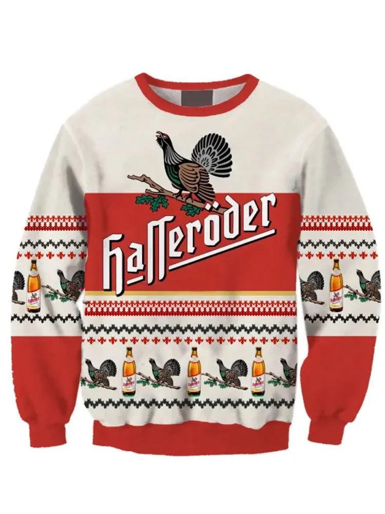 Men's Casual Art Graphic Long Sleeve Sweatshirt