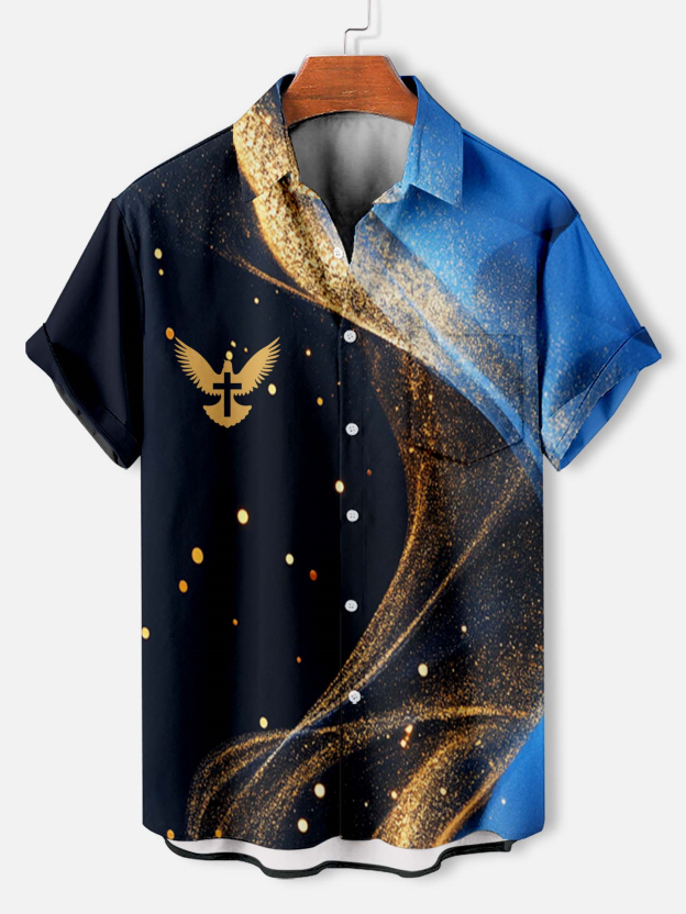 Men's Faith Cross Graphic Short Sleeve Shirt