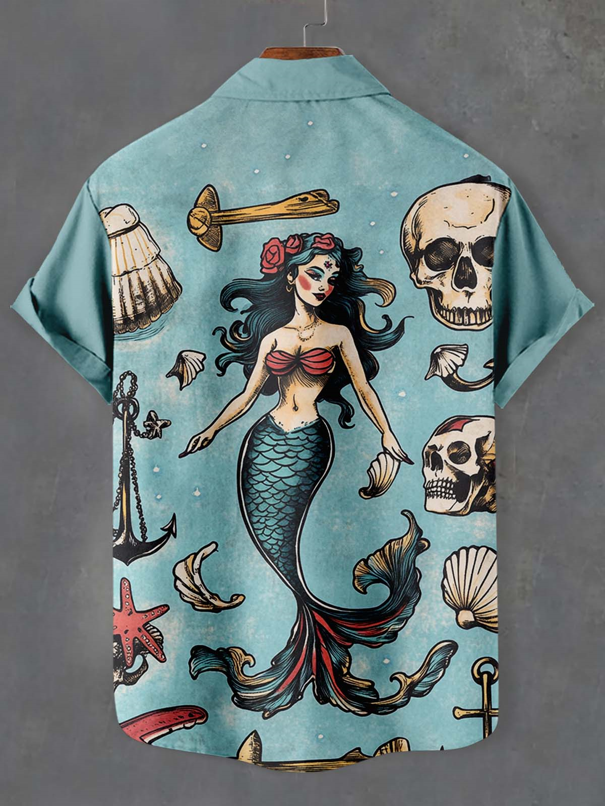 Men's Marine Life Graphic Short Sleeve Shirt