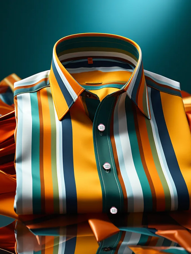 Men's Business Casual Button-Down Shirt