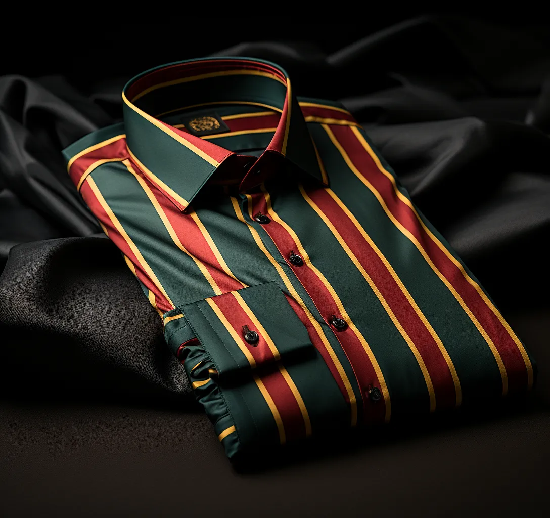 Men's Business Casual Button-Down Shirt