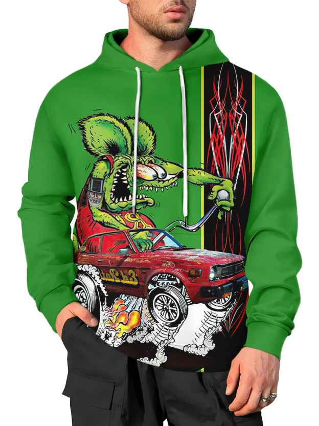Men's Christmas Funny Art Print Casual Sweatshirt