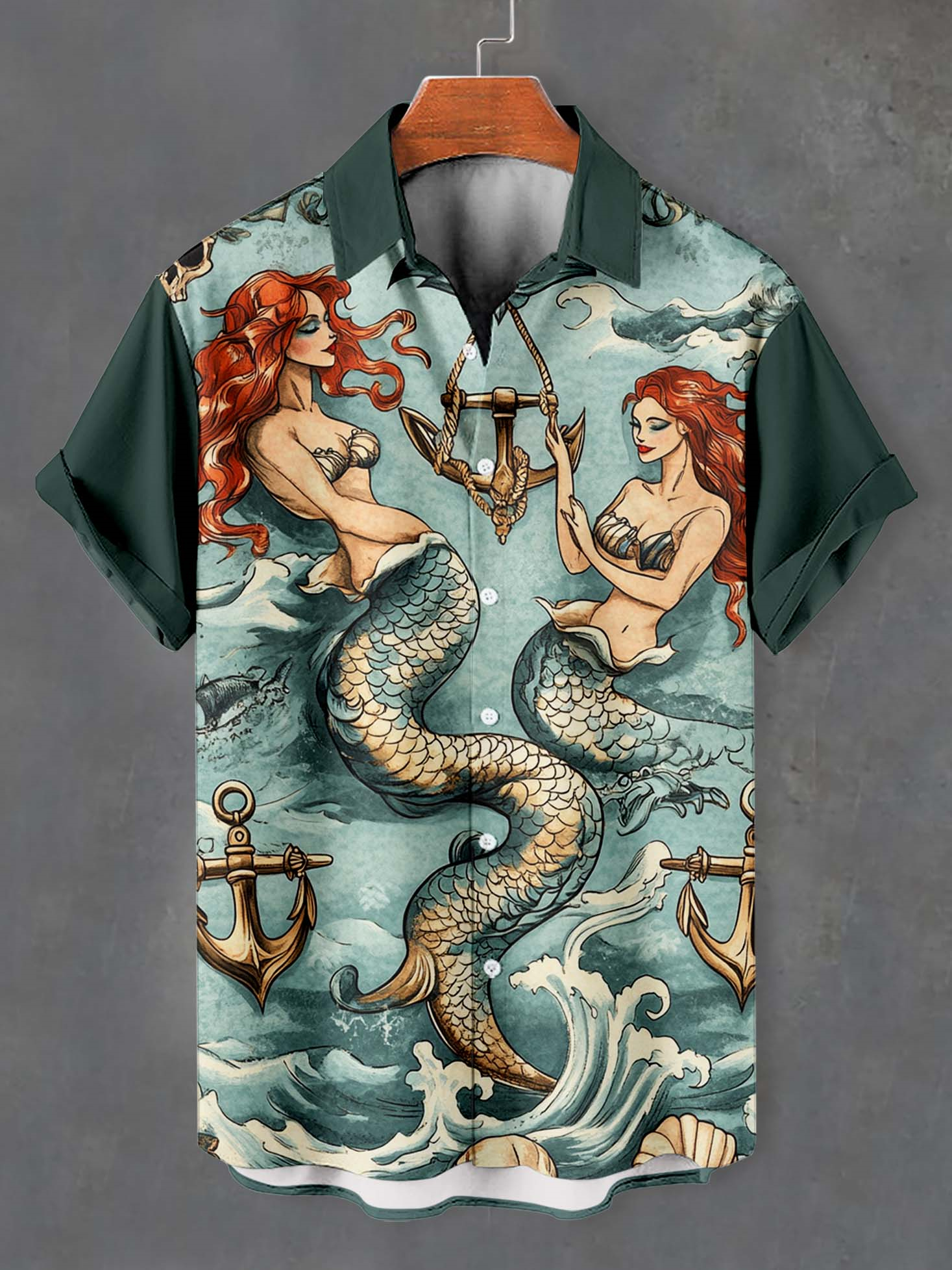 Men's Marine Life Graphic Short Sleeve Shirt