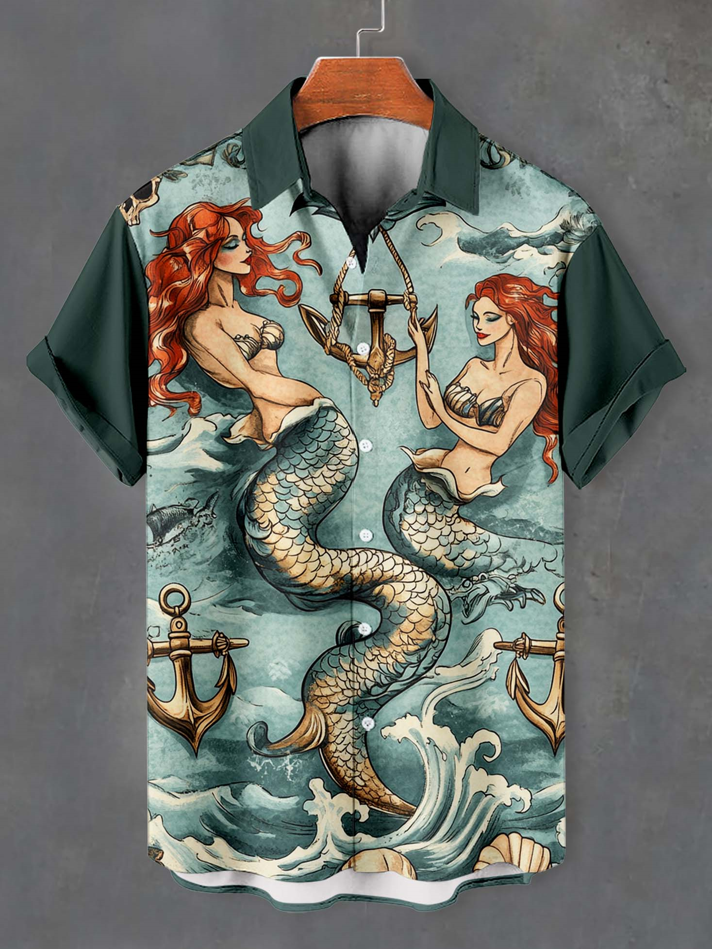 Men's Marine Life Graphic Short Sleeve Shirt