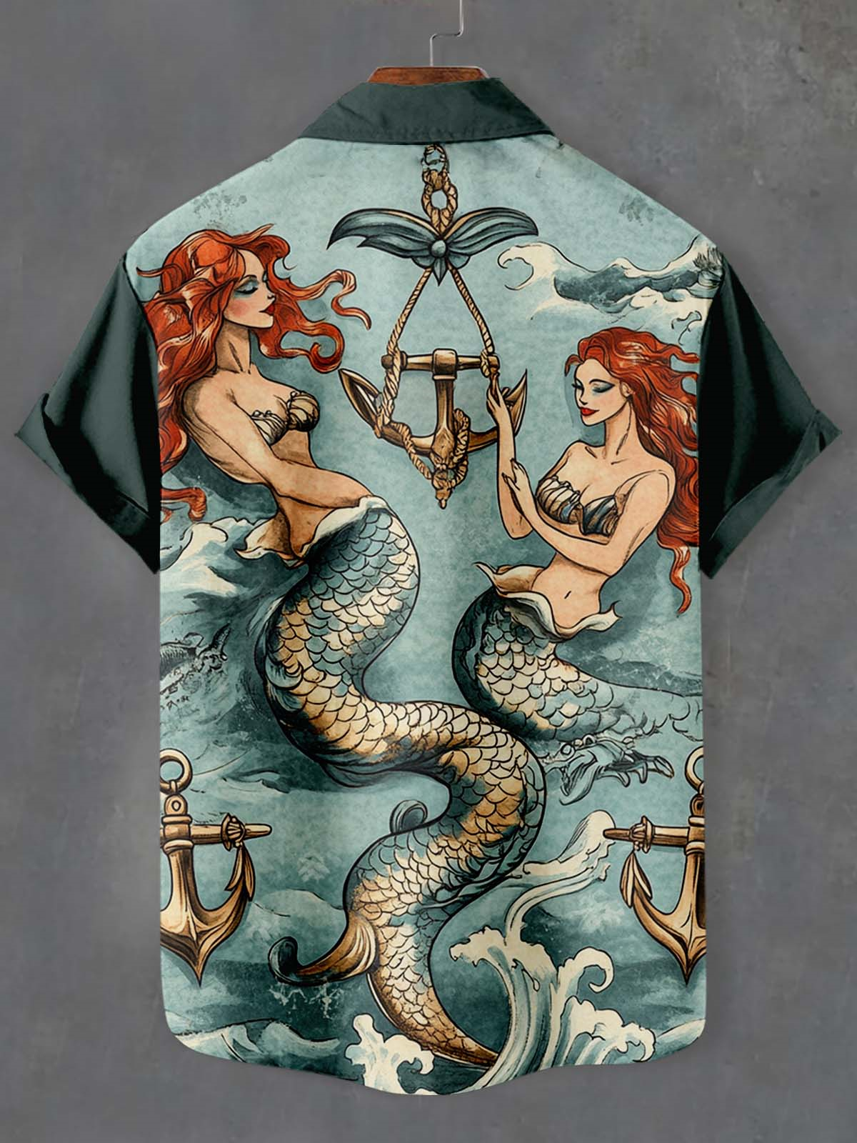 Men's Marine Life Graphic Short Sleeve Shirt