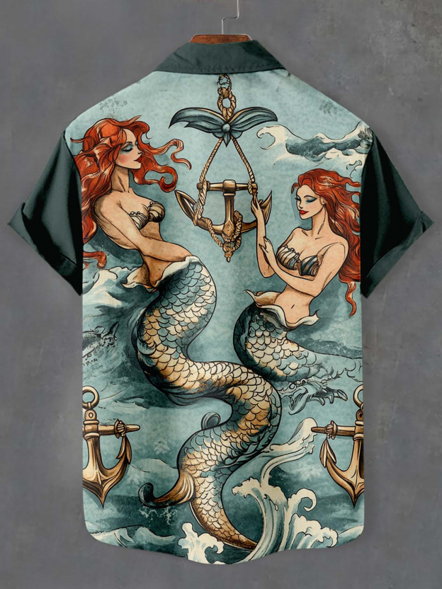 Men's Marine Life Graphic Short Sleeve Shirt