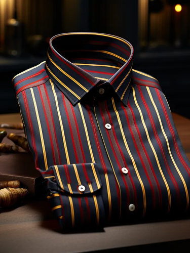 Men's Business Casual Button-Down Shirt