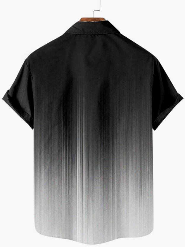 Men's Easter Cross Print Short Sleeve Shirt