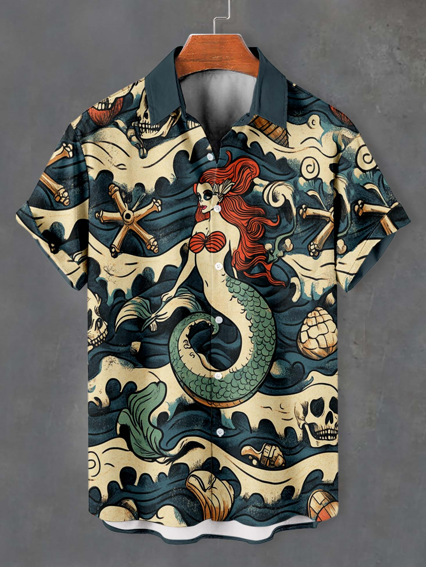 Men's Marine Life Graphic Short Sleeve Shirt