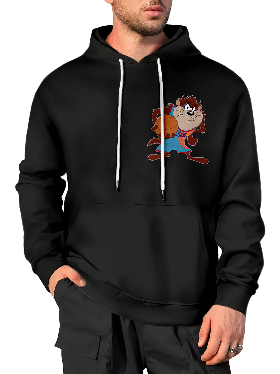 Men's Casual Art Cartoon Graphic Hoodie