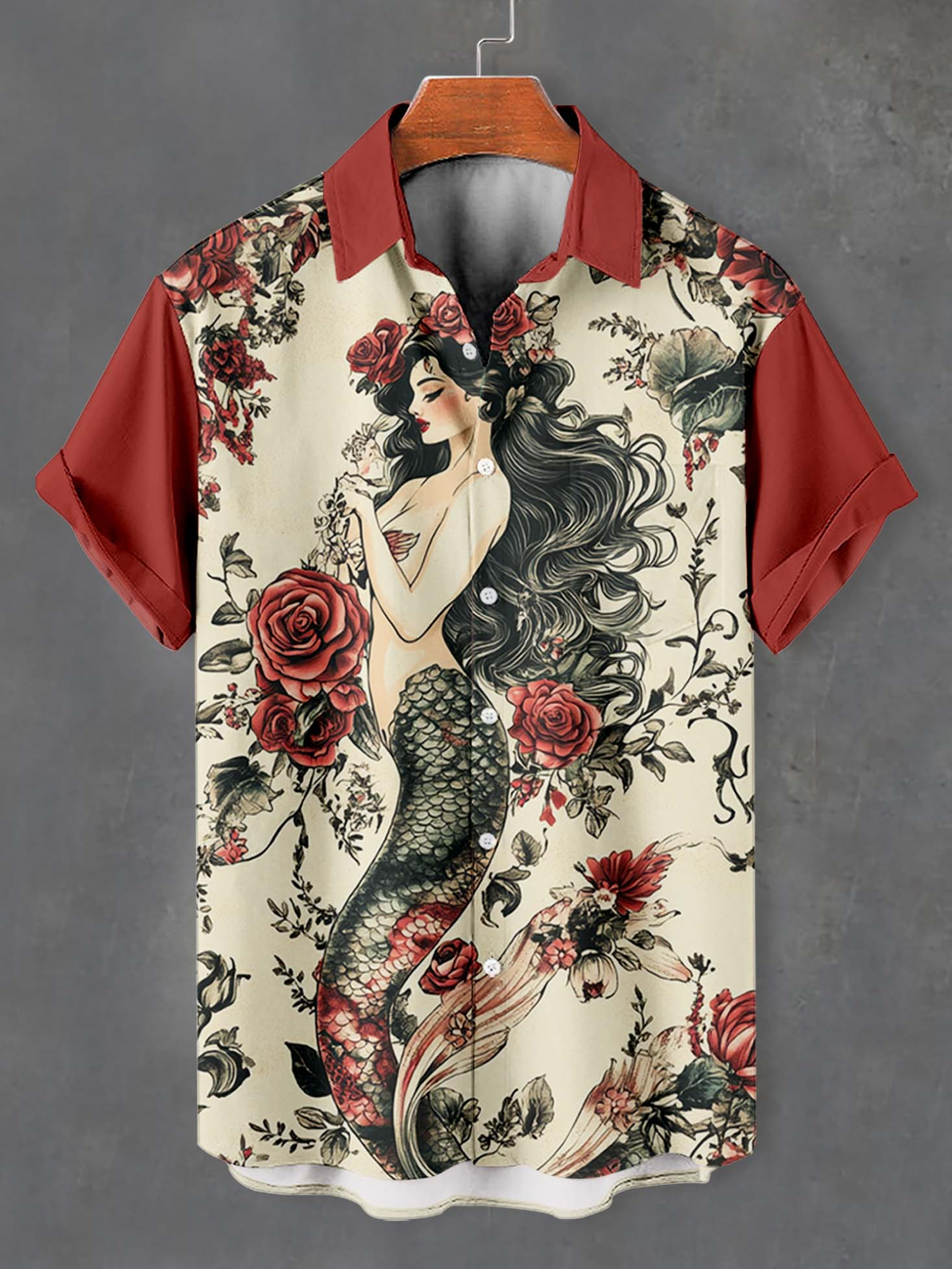 Men's Marine Life Graphic Short Sleeve Shirt