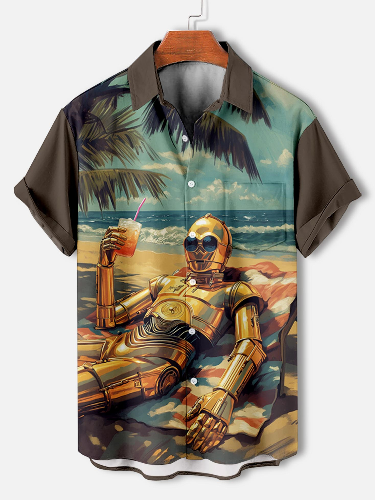 Men's Classic Movie Graphic Short Sleeve Shirt