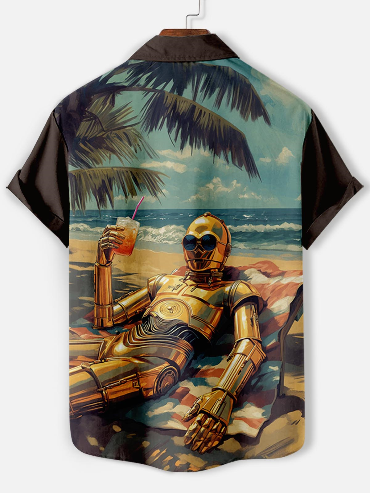 Men's Classic Movie Graphic Short Sleeve Shirt