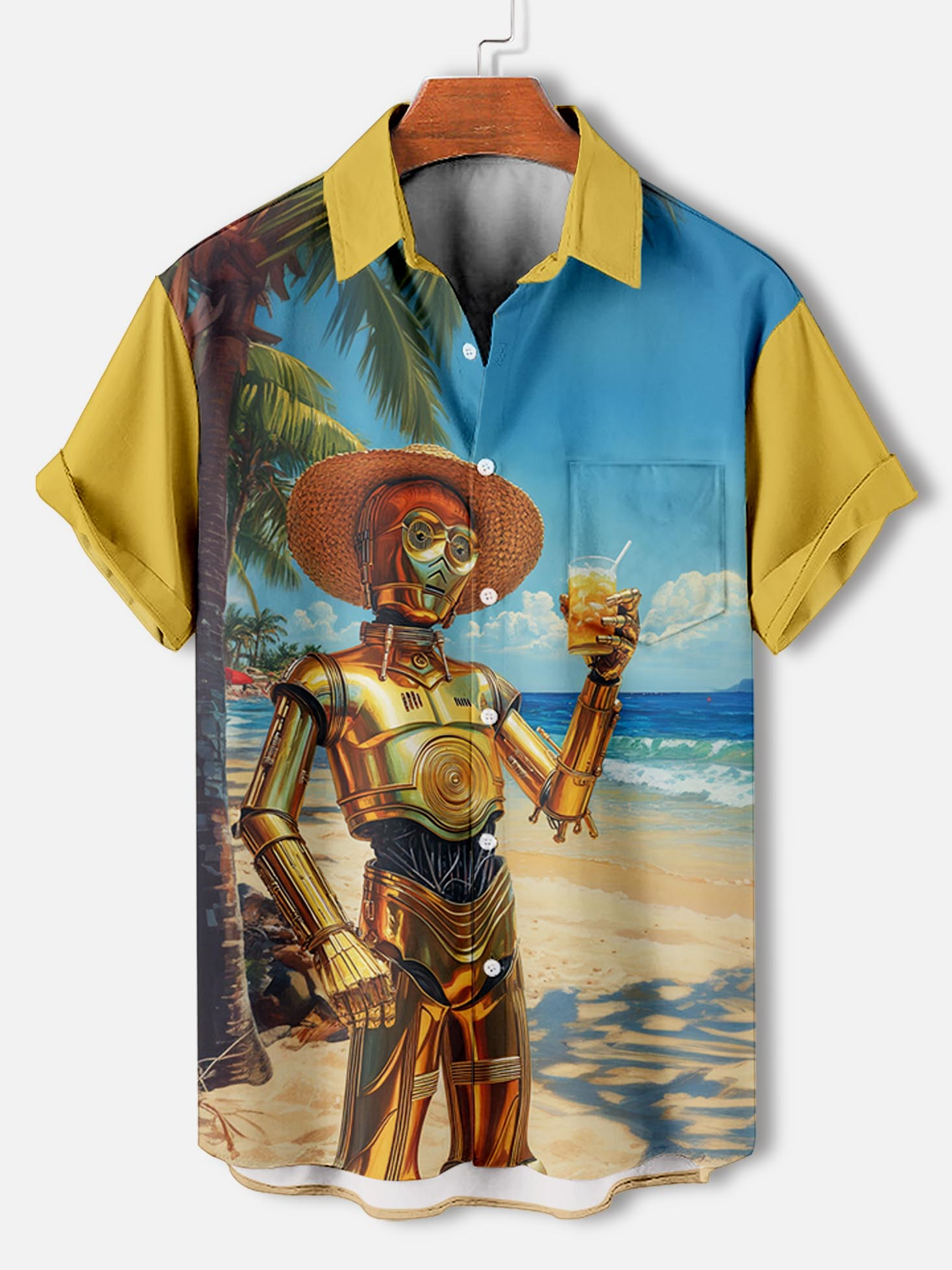 Men's Classic Movie Graphic Short Sleeve Shirt