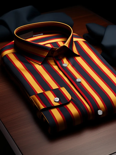 Men's Business Casual Button-Down Shirt