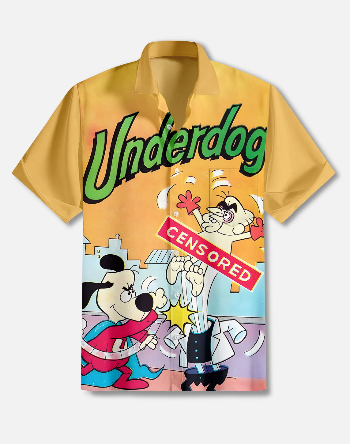Men's illustration short sleeve shirt
