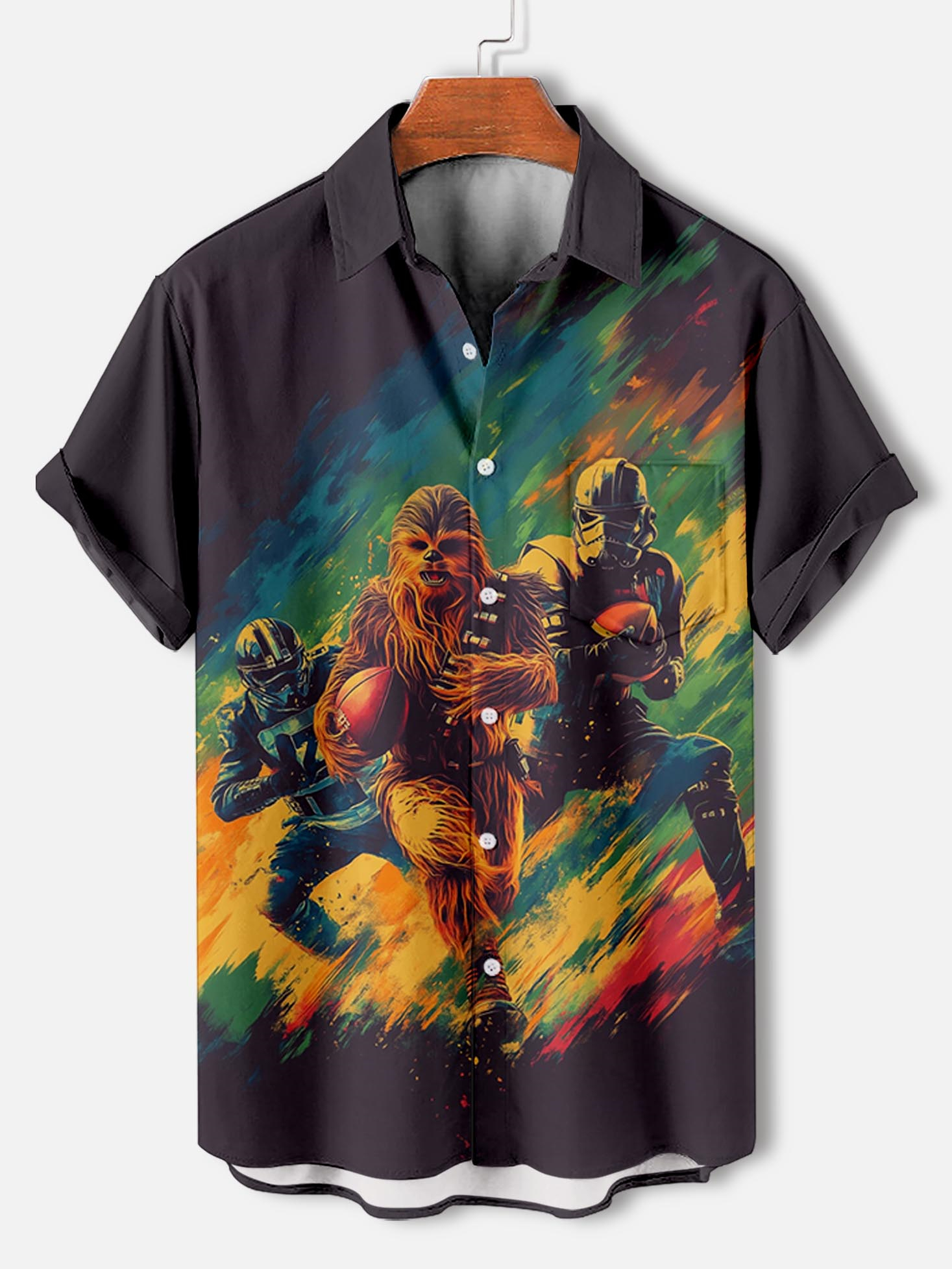 Men's Classic Movie Graphic Short Sleeve Shirt