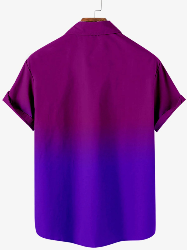 Men's Easter Cross Print Short Sleeve Shirt