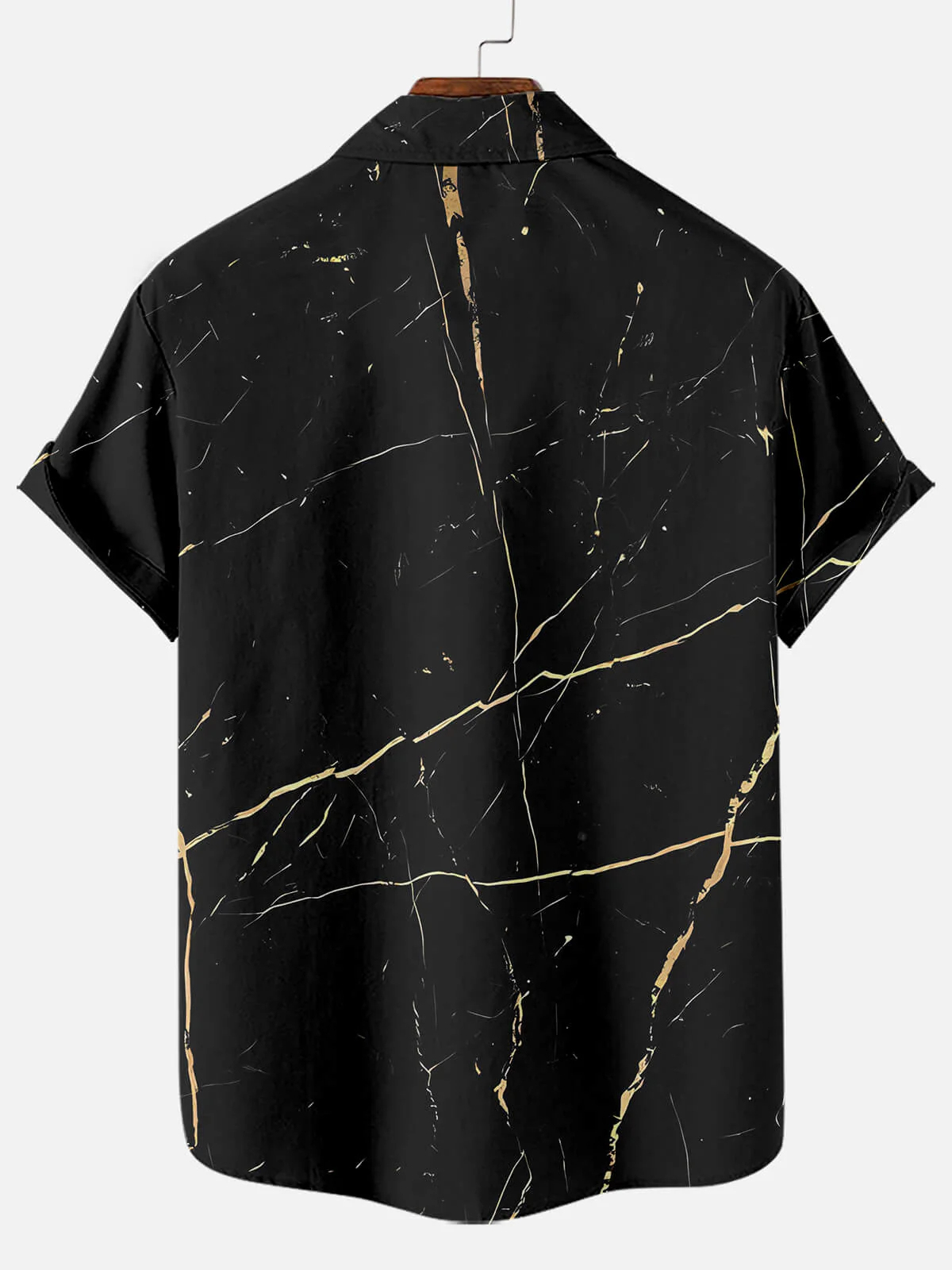 Men's Easter Cross Print Short Sleeve Shirt