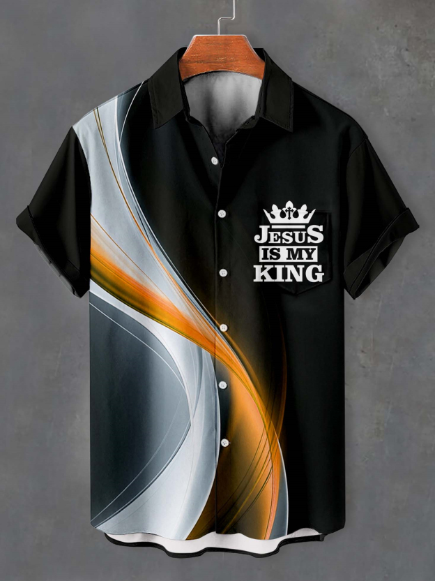 Men's Faith Cross Graphic Short Sleeve Shirt