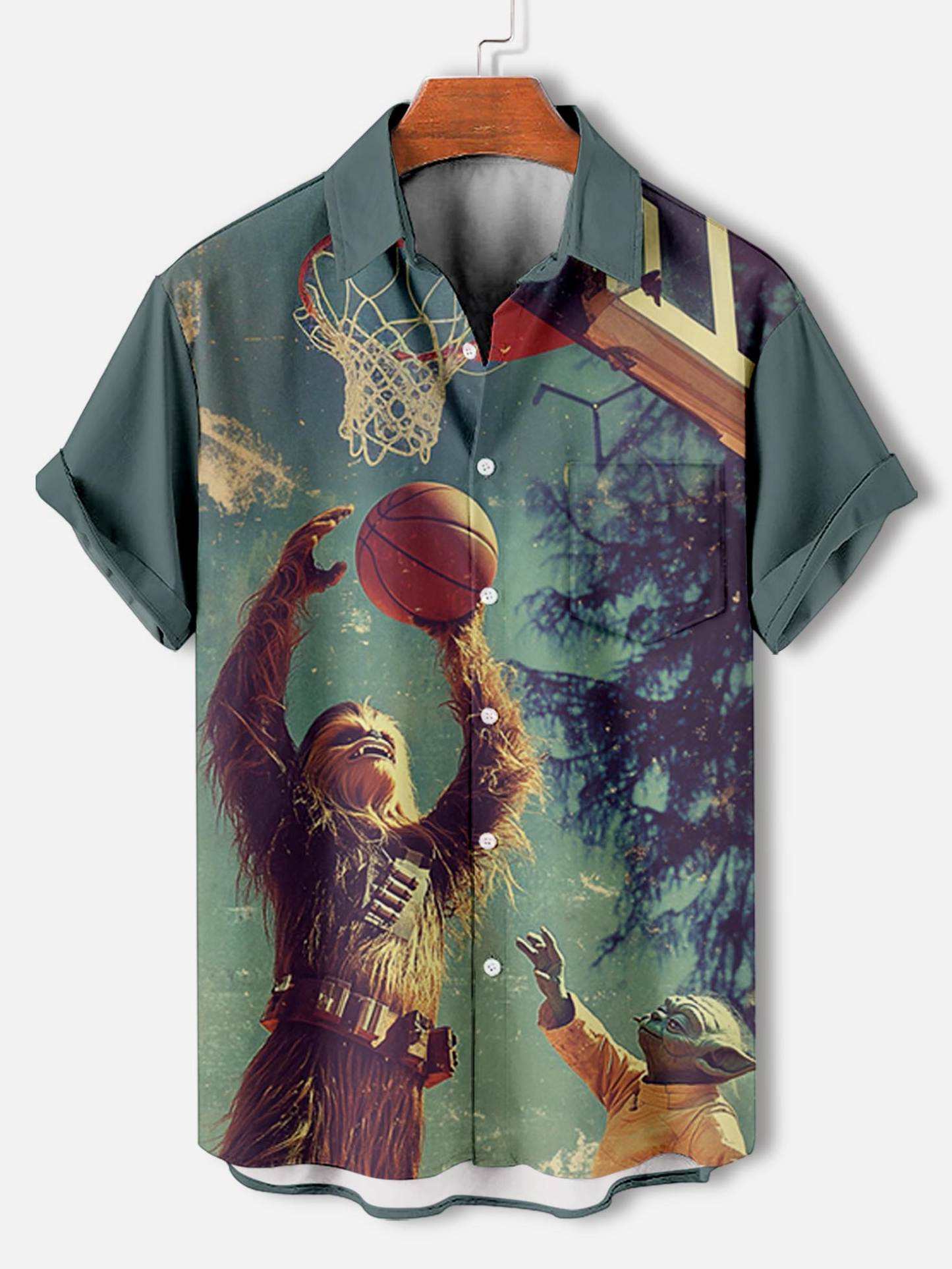 Men's Classic Movie Graphic Short Sleeve Shirt