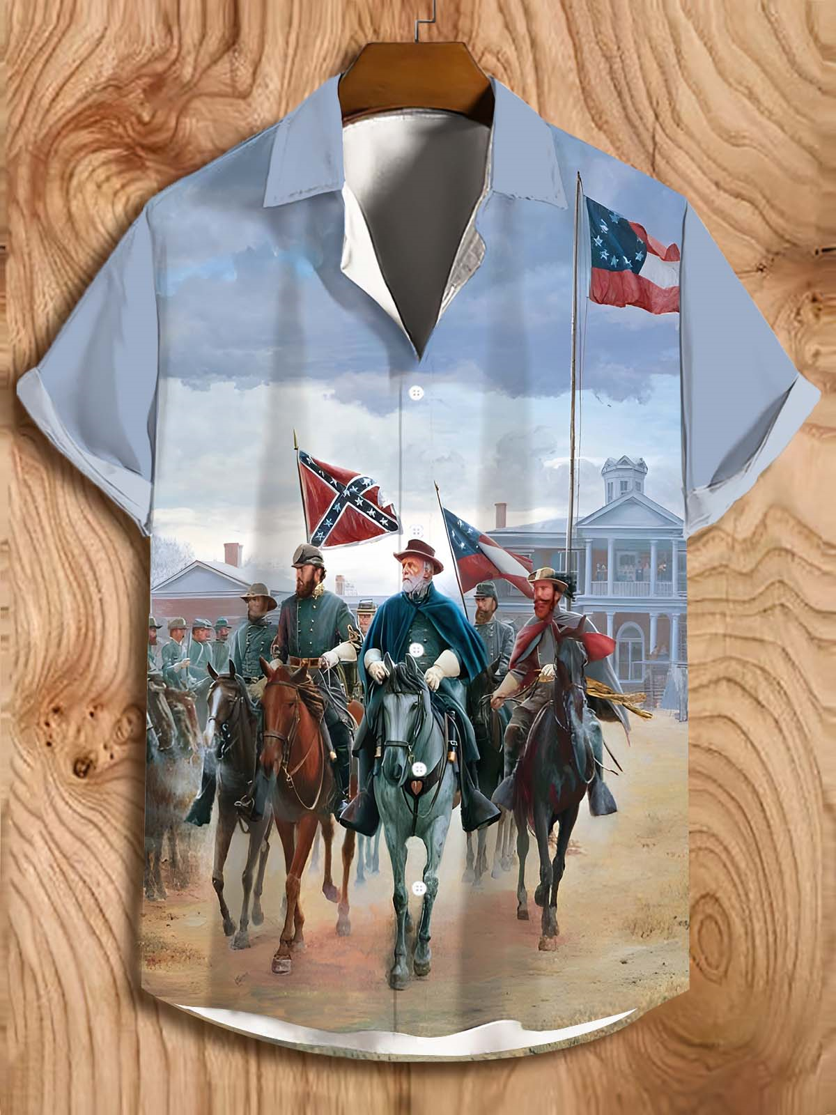 Men's Battle of Gettysburg Illustration short sleeve shirt