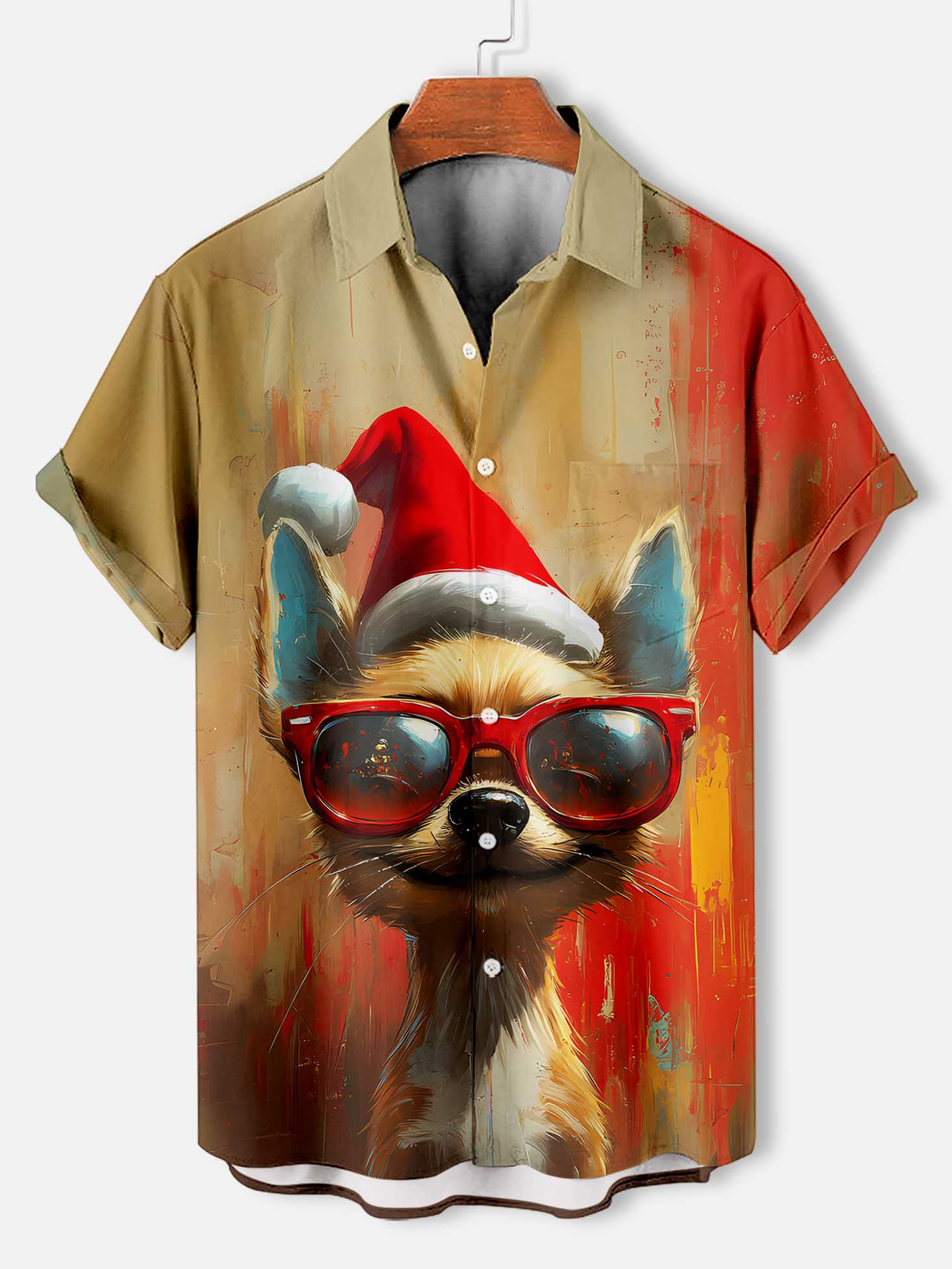 Men's Fun Cartoon Graphic Short Sleeve Shirt