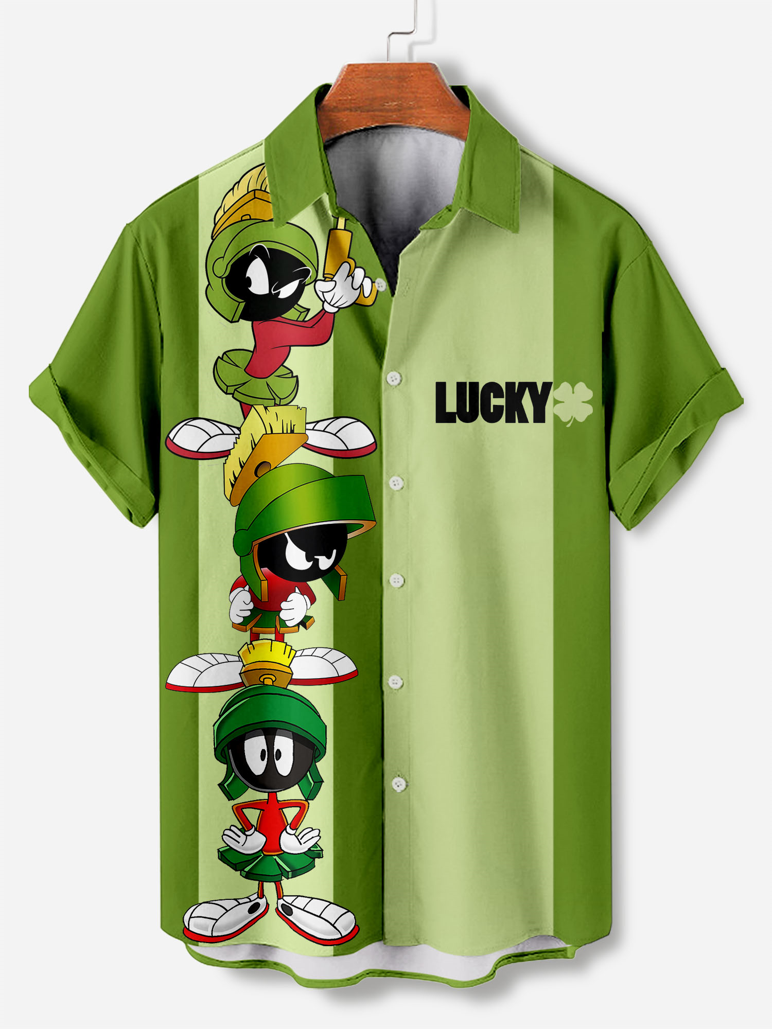 Men's St. Patrick's Day Themed Short Sleeve Shirt