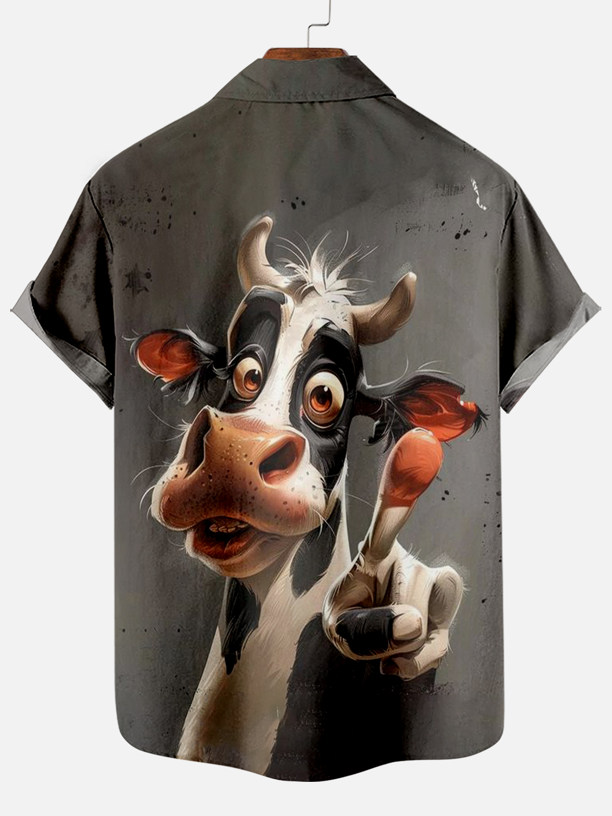 Retro Fun Cow Short Sleeve Shirt