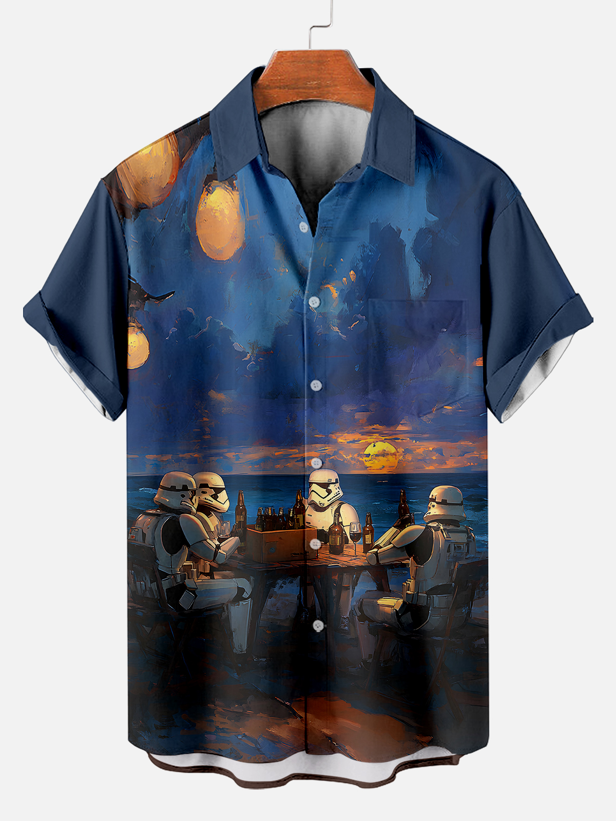 Men's Classic Movie Graphic Short Sleeve Shirt