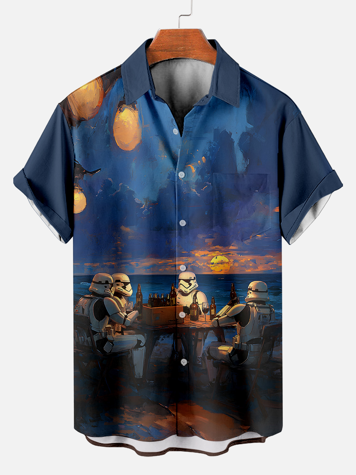 Men's Classic Movie Graphic Short Sleeve Shirt