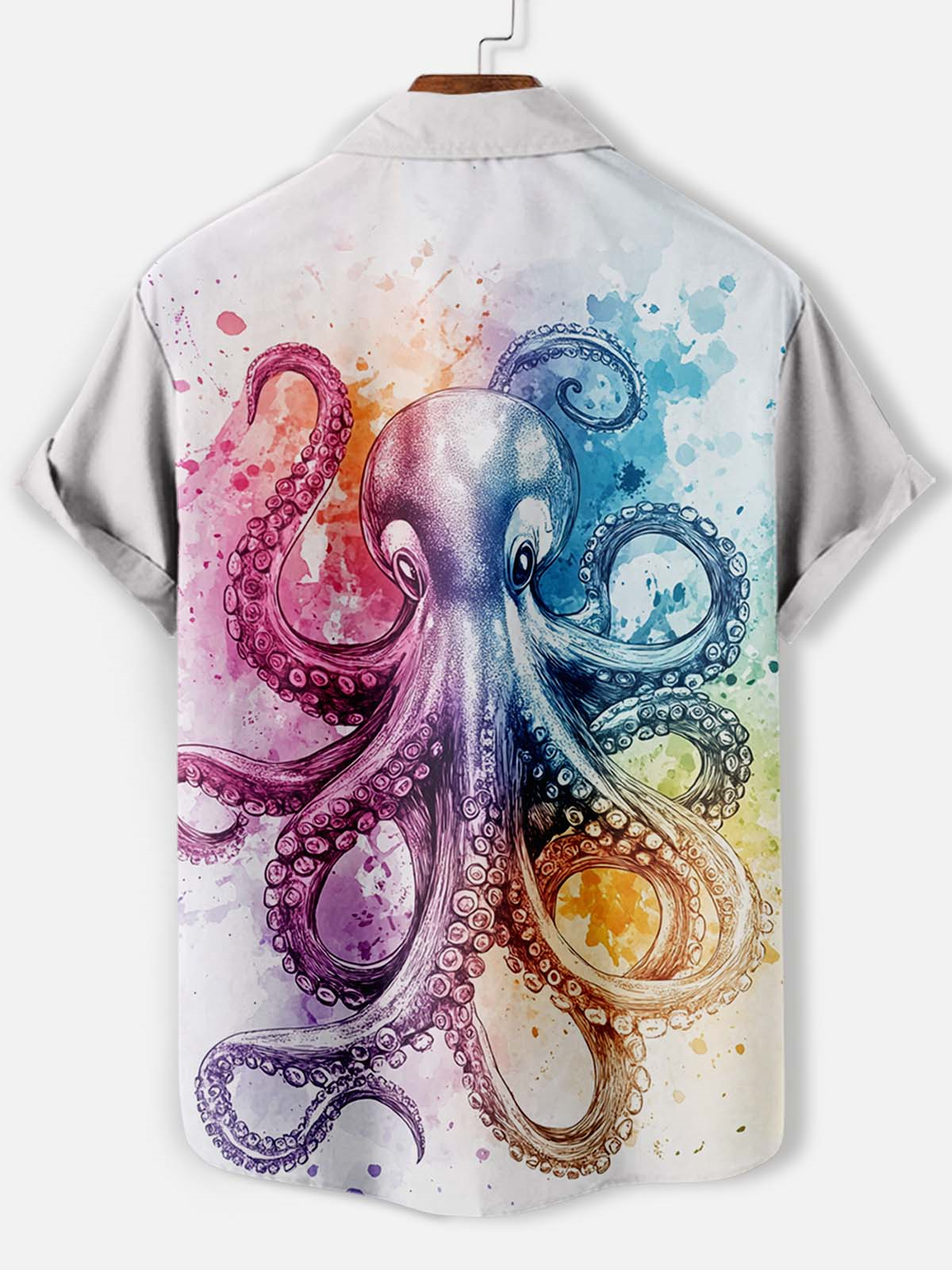 Men's Marine Life Graphic Short Sleeve Shirt