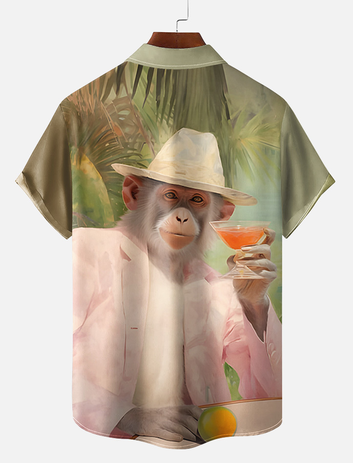 Animal Graphic Short Sleeve Shirt