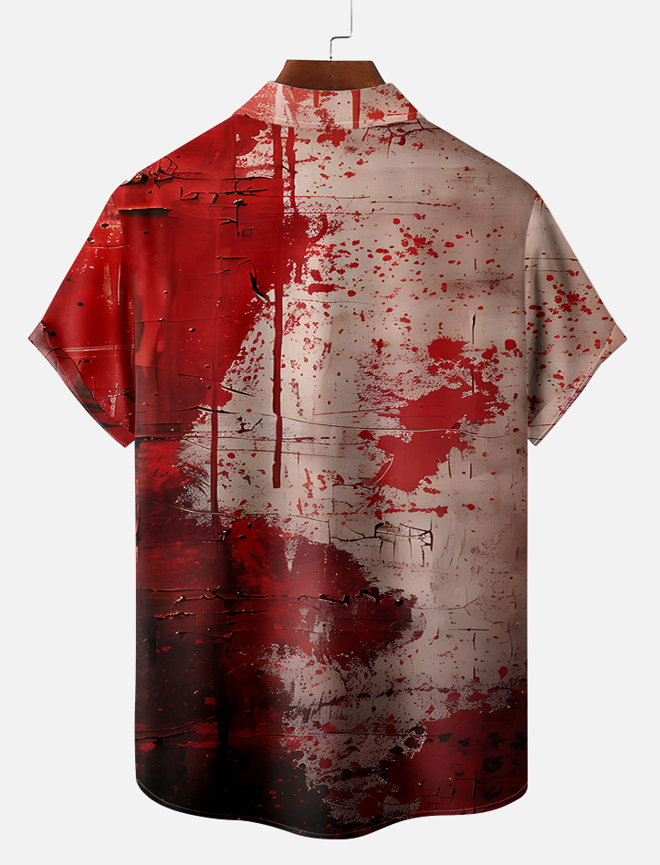 Men's Halloween Graphic Short Sleeve Shirt