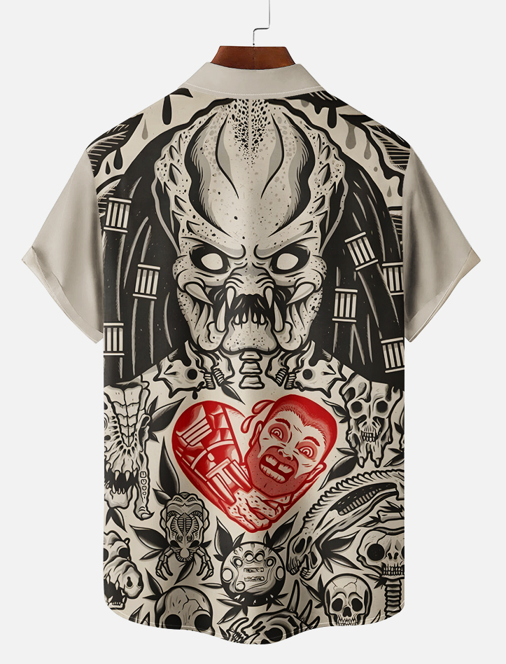 Men's Classic Movie Graphic Short Sleeve Shirt