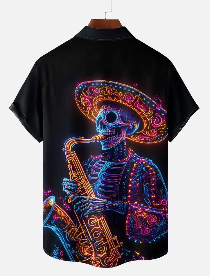 Men's Classic Movie Graphic Short Sleeve Shirt