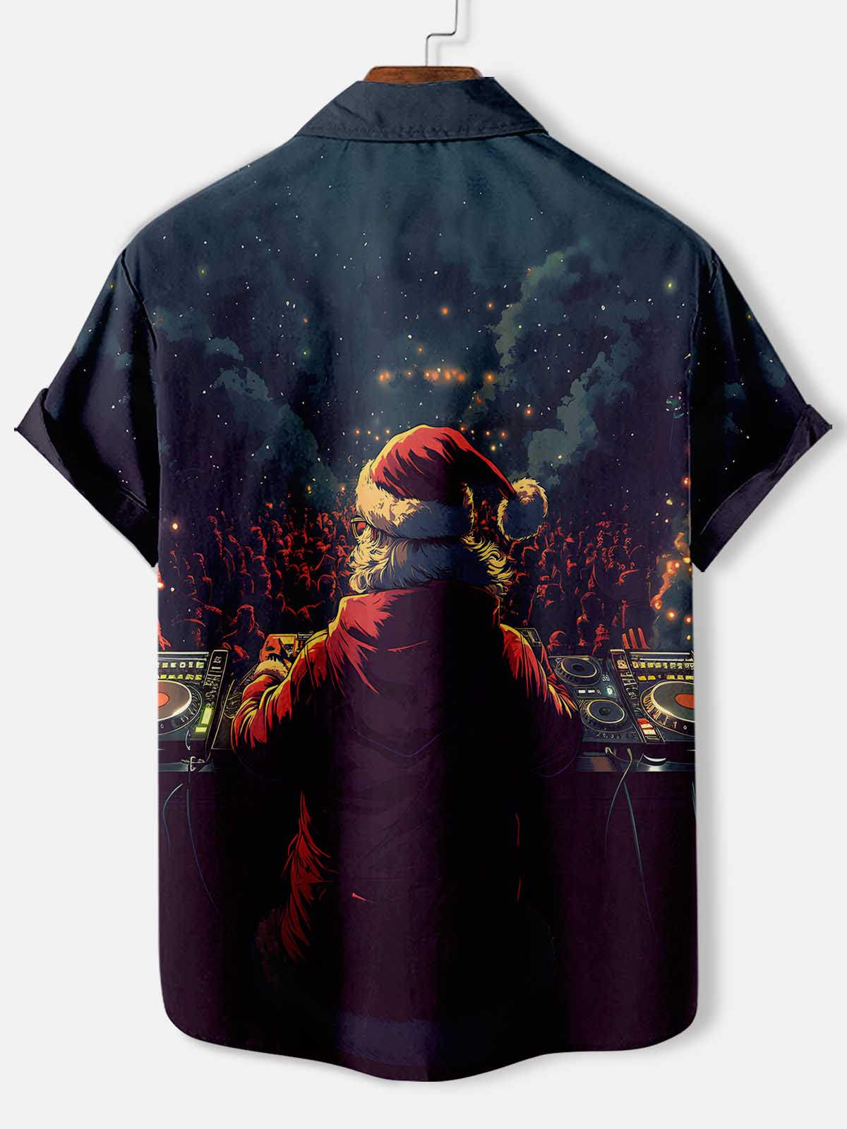 Men's Christmas Graphic Short Sleeve Shirt