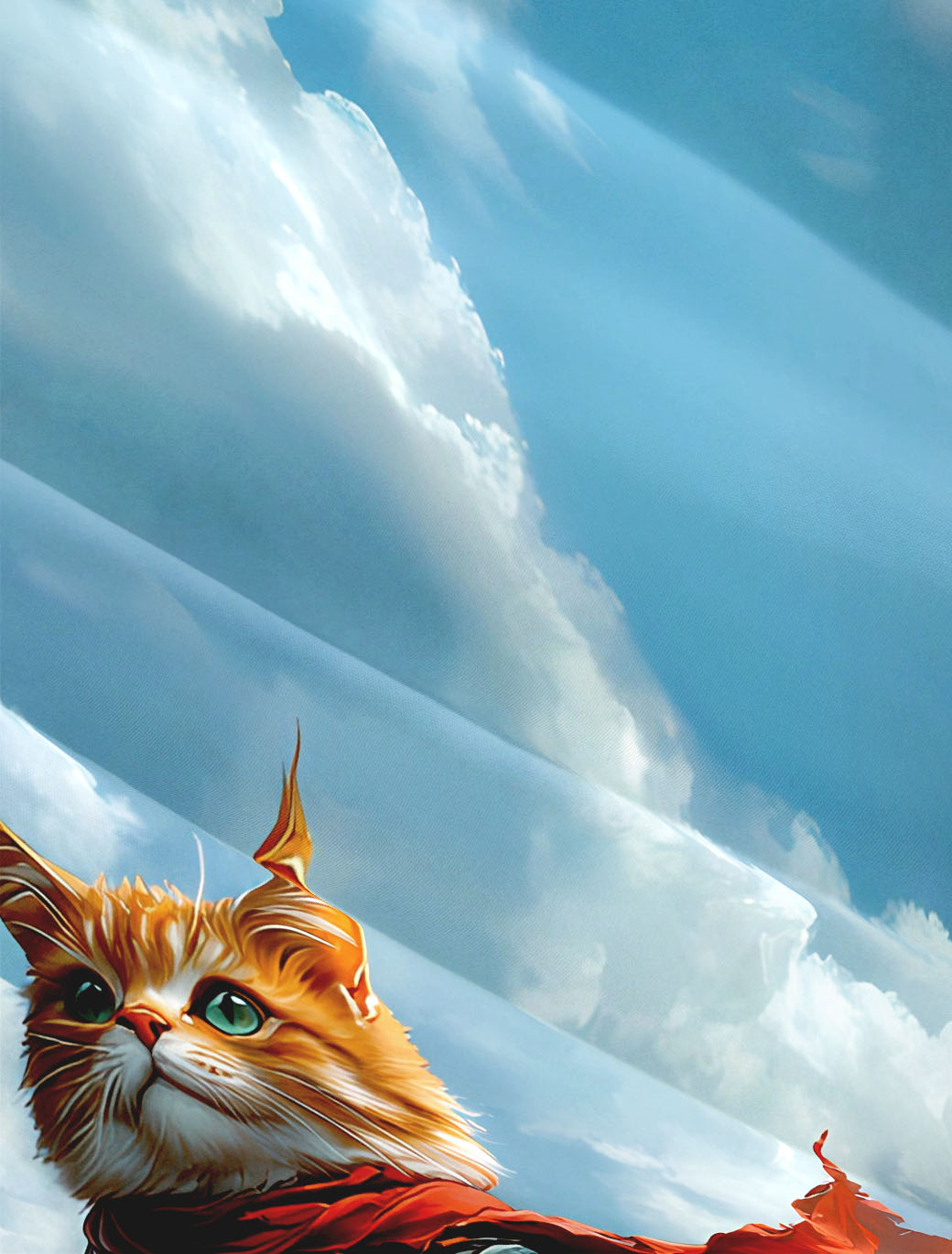 Men's Retro Cartoon Anime Cat Theme Short Sleeve Shirt