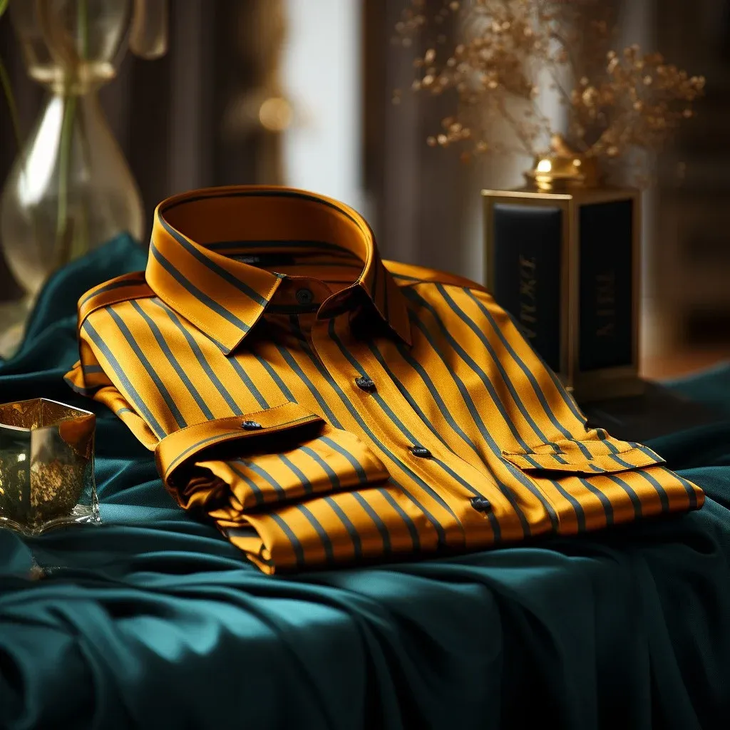 Men's Business Casual Button-Down Shirt