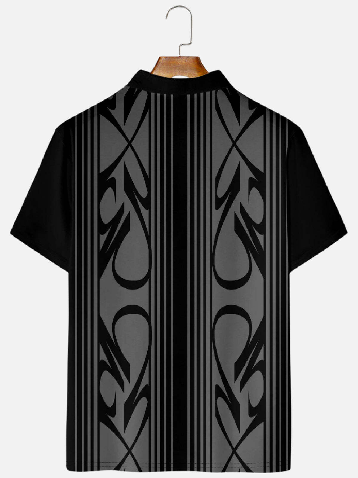 Men's Pinstripe Inspired Hot Rod Basic Every Day Polo Shirt