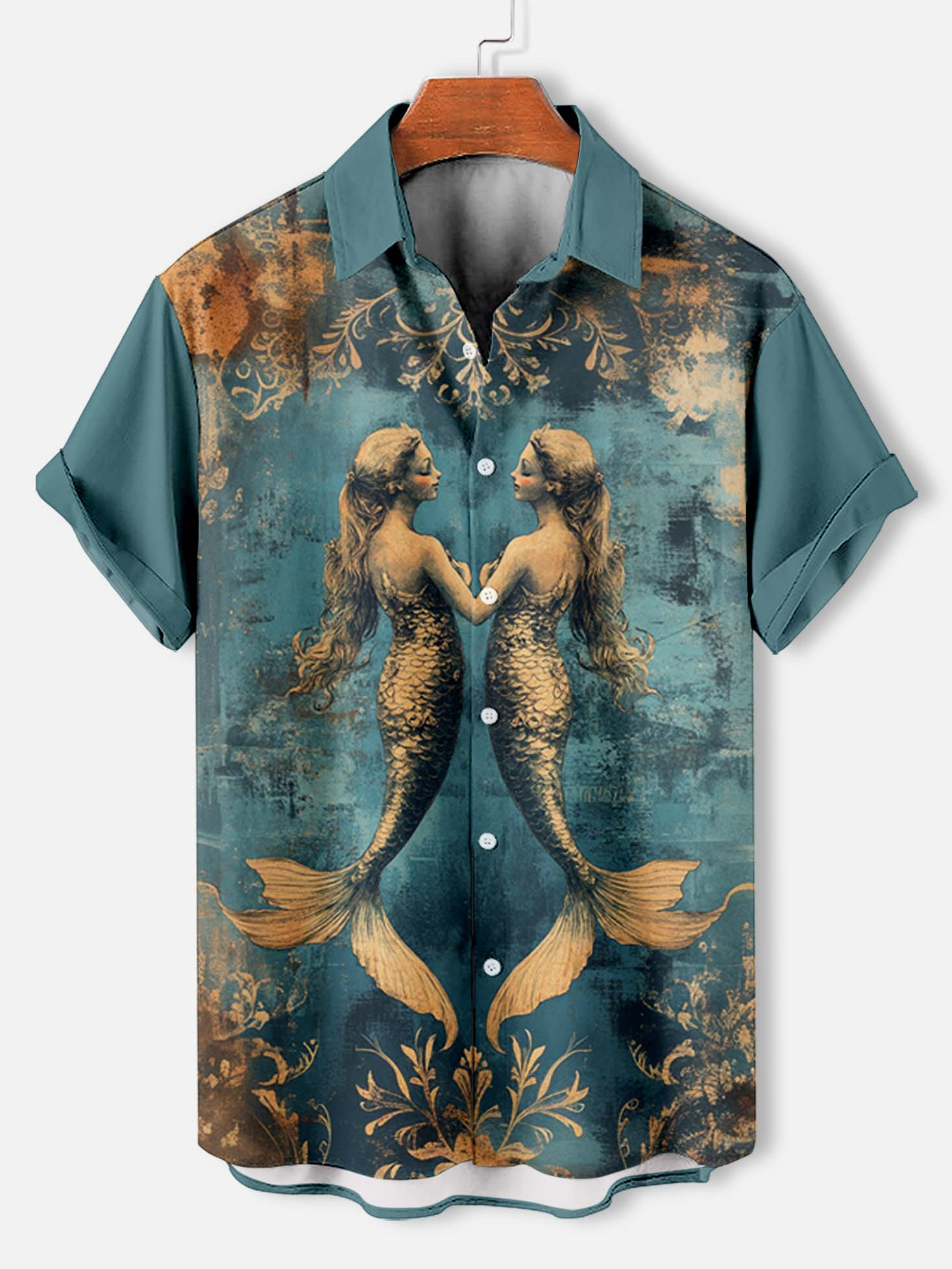 Men's Marine Life Graphic Short Sleeve Shirt