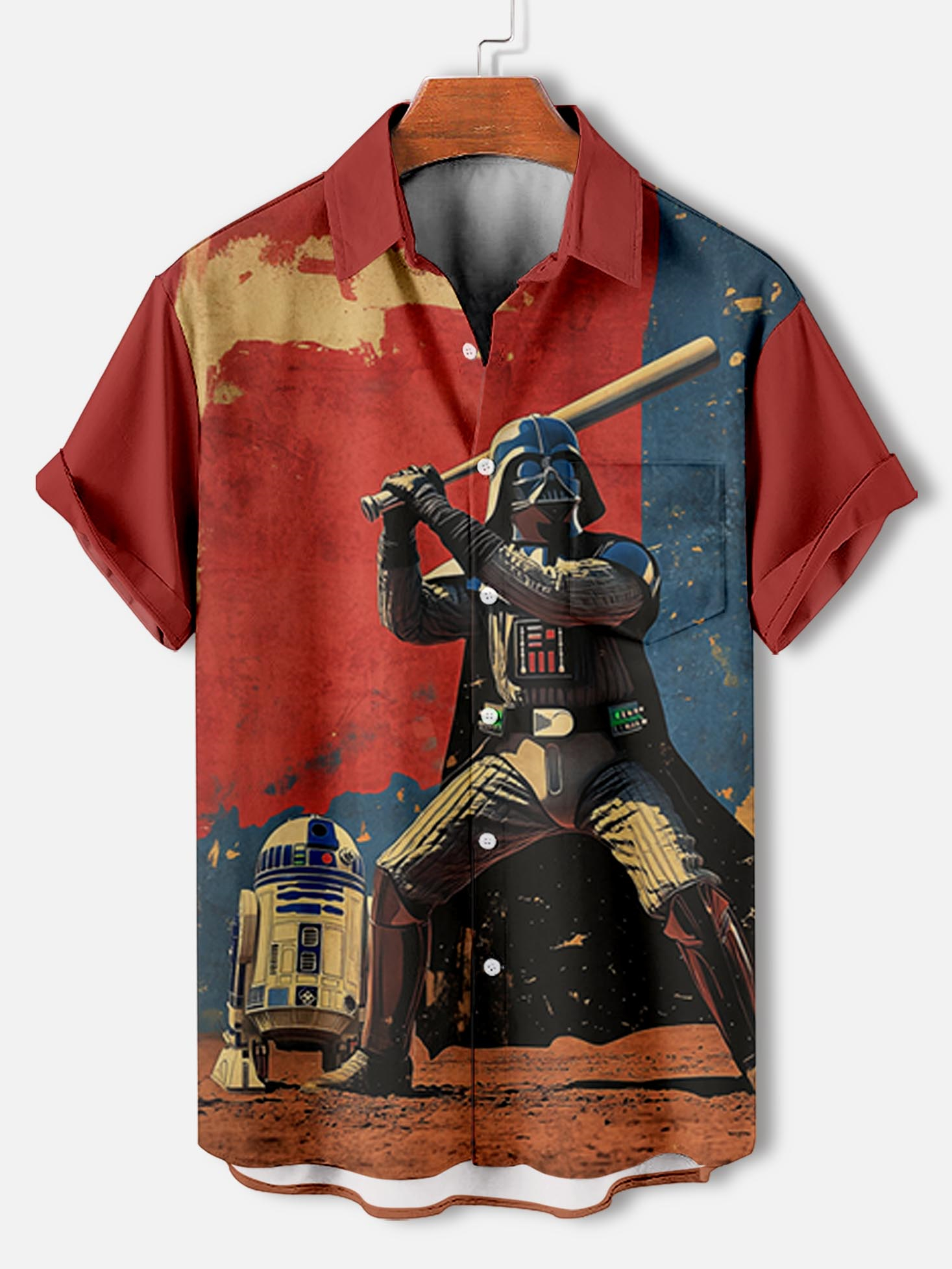 Men's Classic Movie Graphic Short Sleeve Shirt