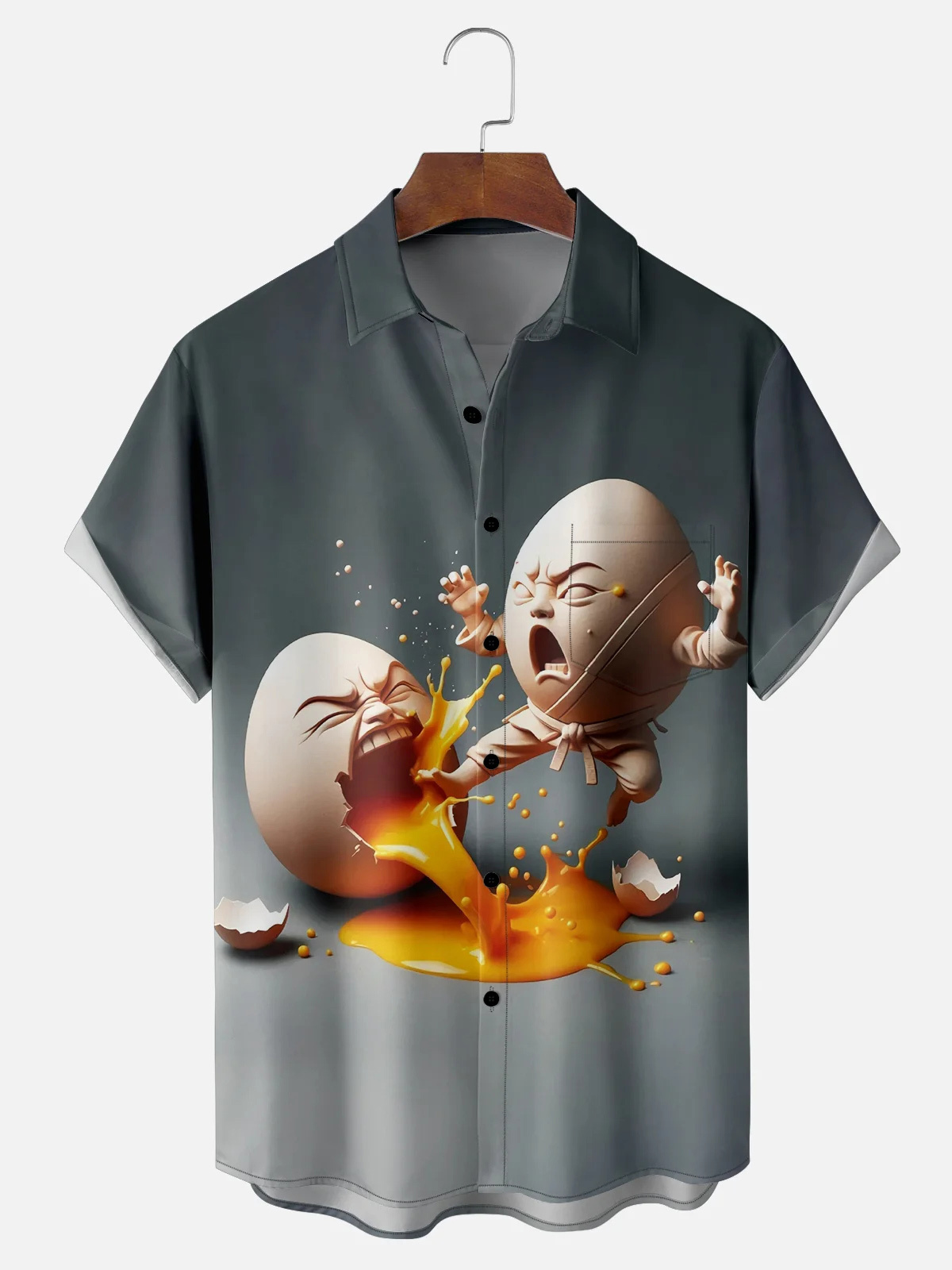 [Copy]Men's Classic Movie Godfather Animal Fun Graphic Short Sleeve Shirt