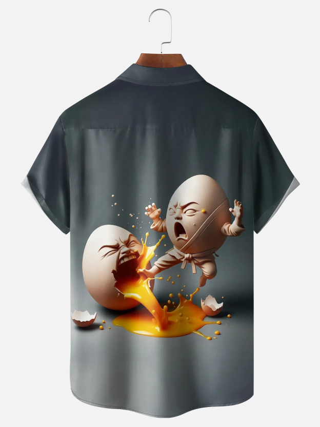 Men's Funny Graphic Short Sleeve Shirt