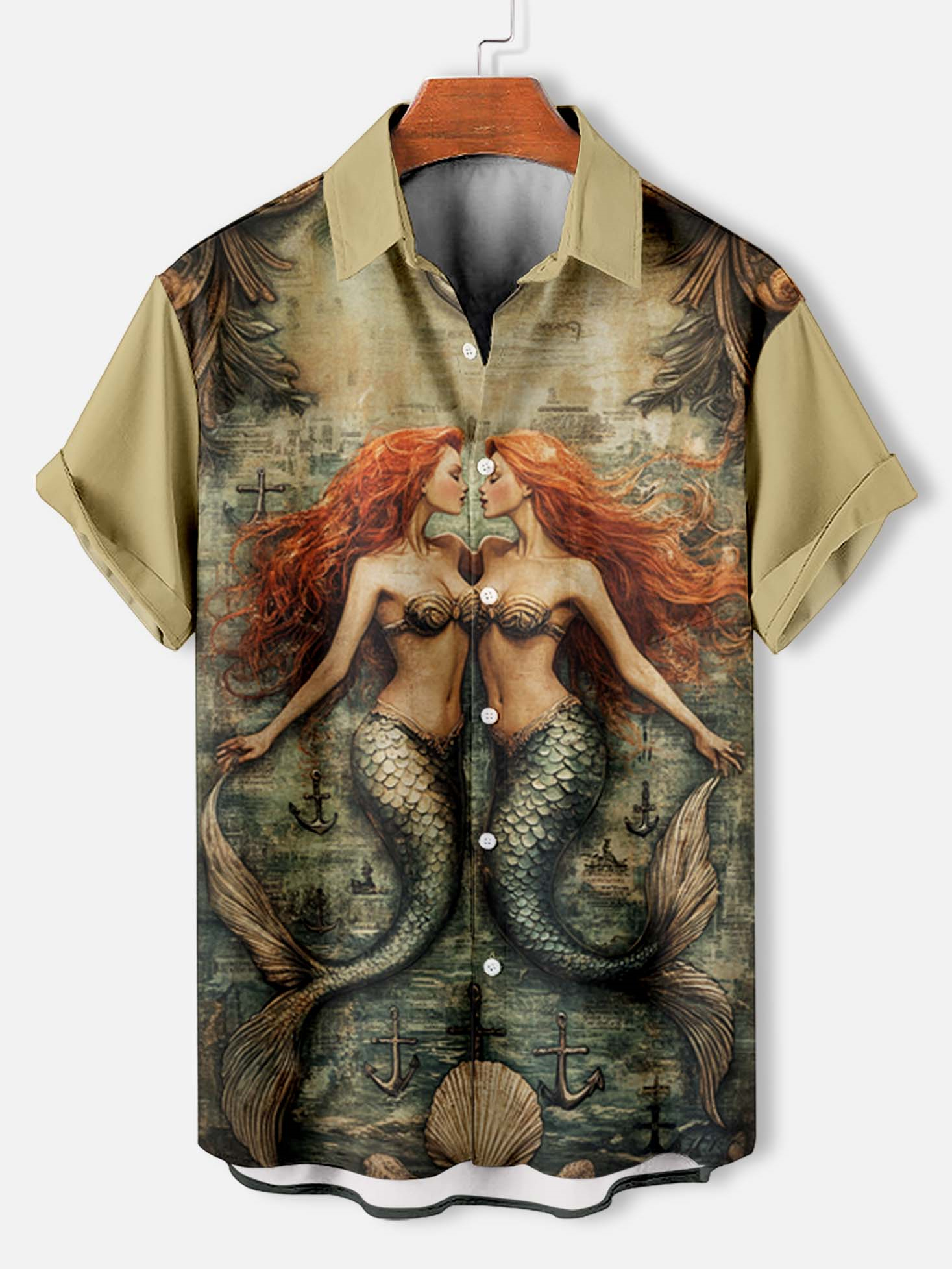 Men's Marine Life Graphic Short Sleeve Shirt