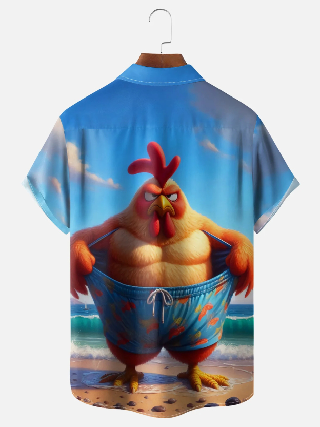 Men's Funny Graphic Short Sleeve Shirt