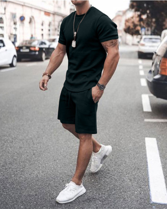 Men's Fashion Short Sleeve Suit 8 Colors