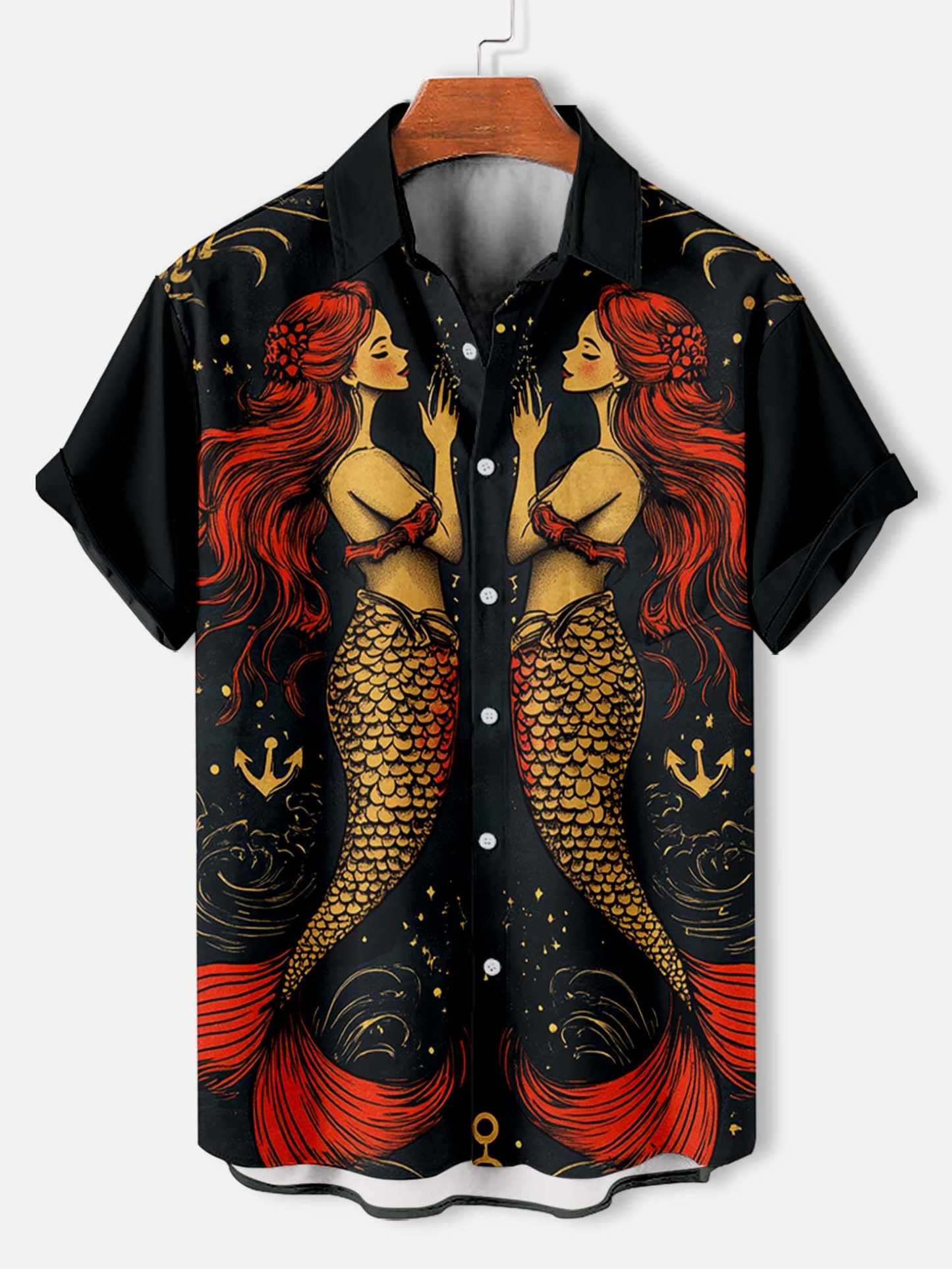 Men's Marine Life Graphic Short Sleeve Shirt