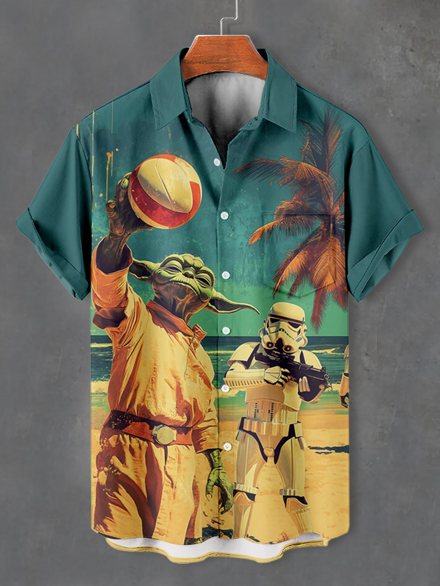 Men's Classic Movie Graphic Short Sleeve Shirt